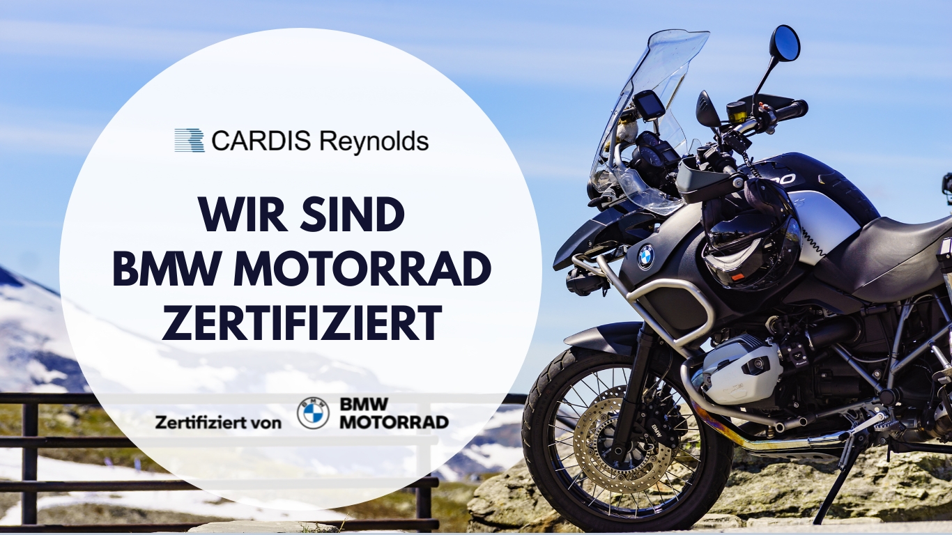 CARDIS Reynolds ist BMW Motorrad zertifiziert