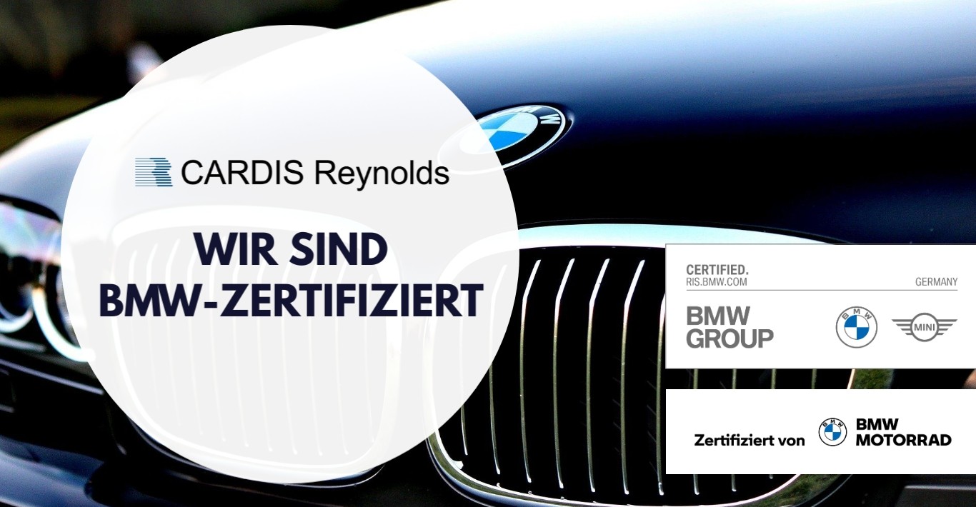 CARDIS Reynolds ist BMW Motorrad zertifiziert