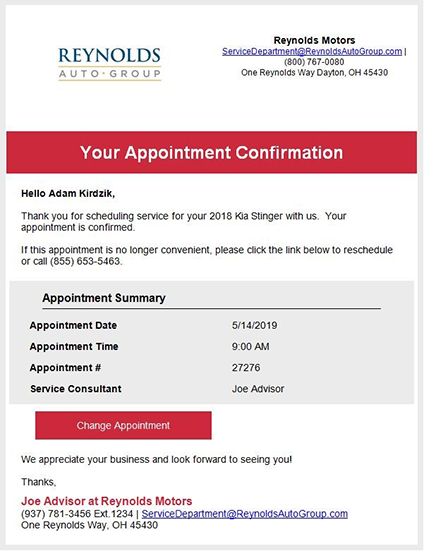 Send customized, professional emails to customers using ConsumerReach Plus