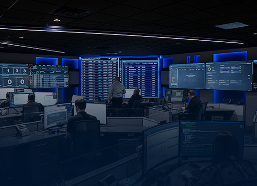 Image of a Security Operations Center 